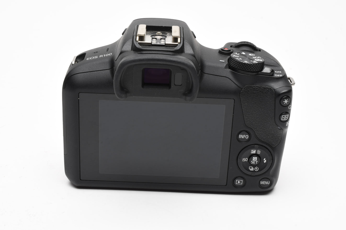 Canon EOS R100 Mirrorless w/18-45mm, 2X Batts, charger, <2K Acts! Mint-