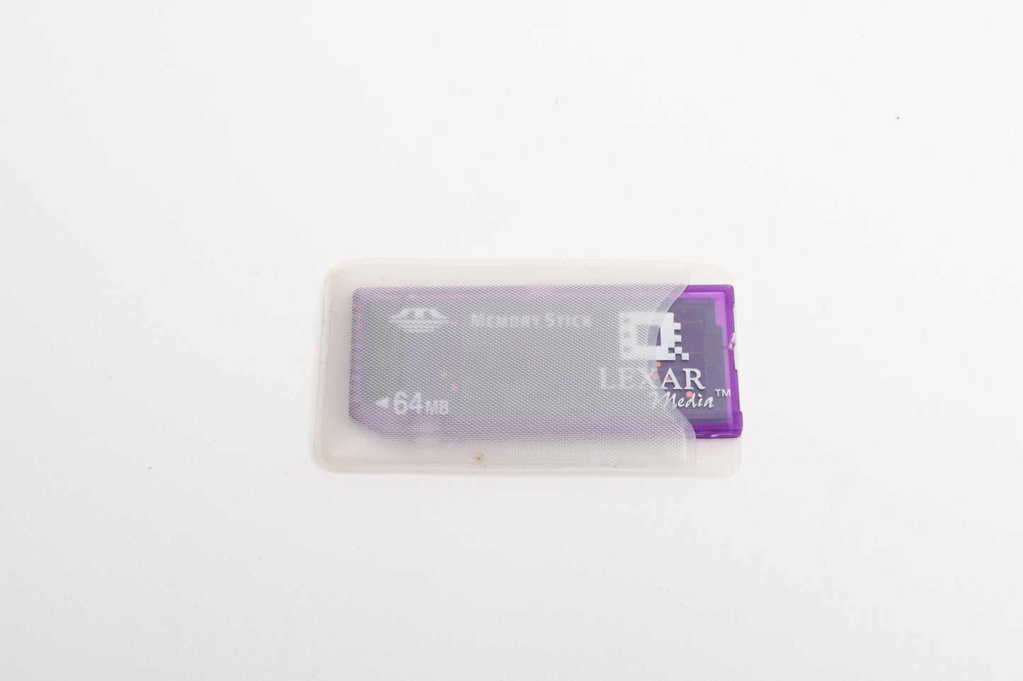 Lexar Media 64MB Memory Stick Card w/ Sleeve, Formatted
