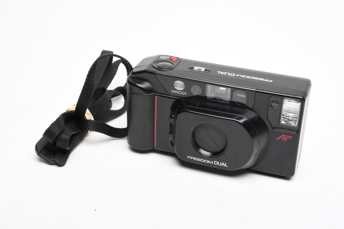 Minolta Freedom Dual 35mm AF Point&Shoot camera, tested, Nice