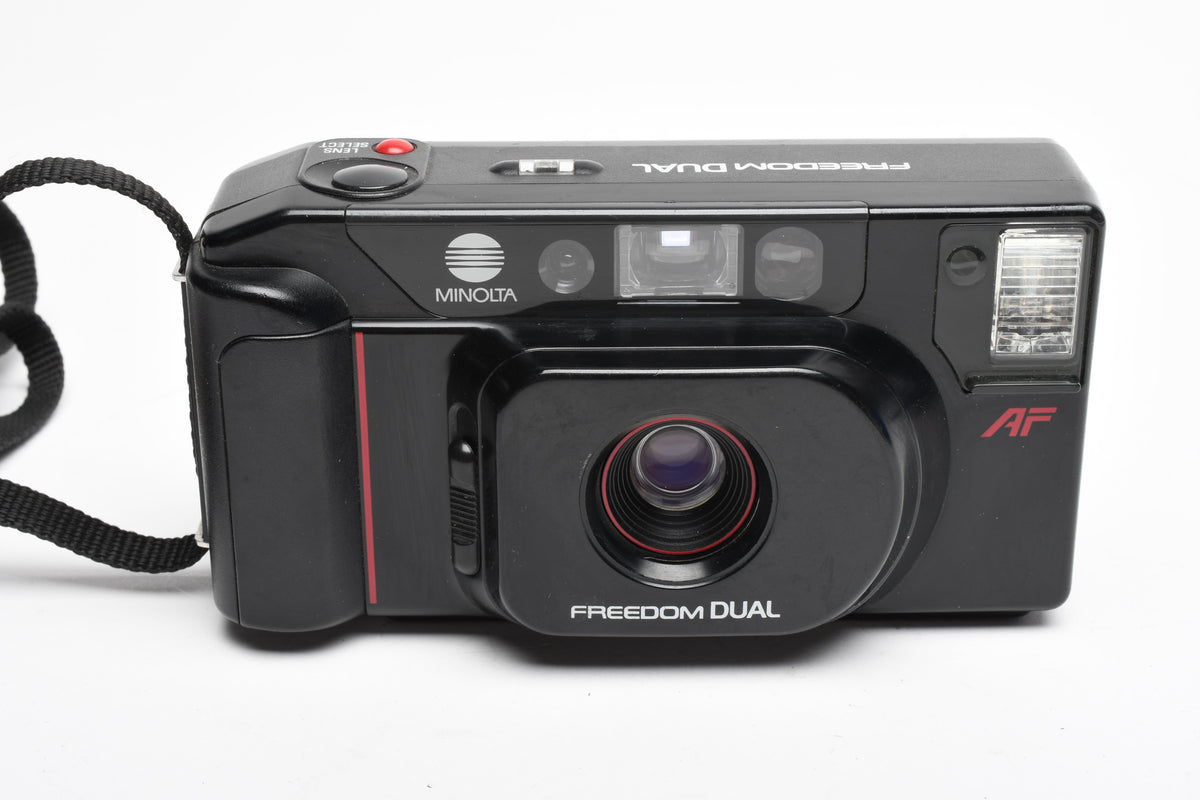 Minolta Freedom Dual 35mm AF Point&Shoot camera, tested, Nice