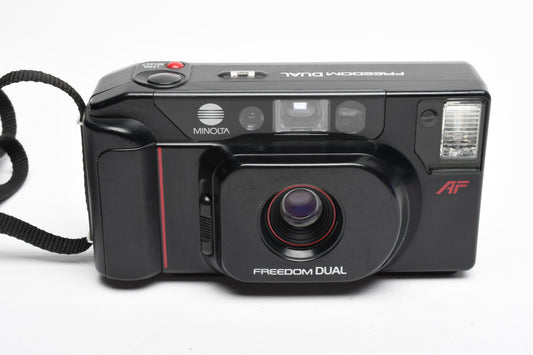 Minolta Freedom Dual 35mm AF Point&Shoot camera, tested, Nice
