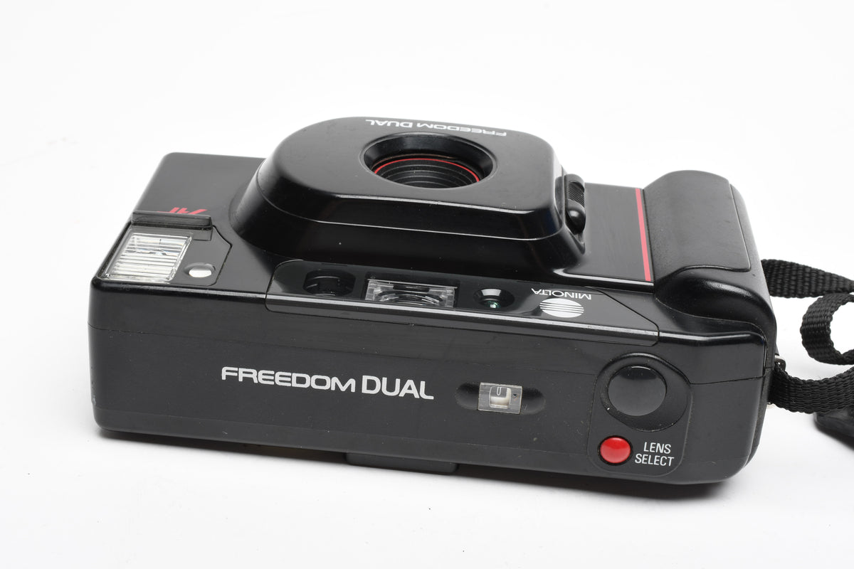 Minolta Freedom Dual 35mm AF Point&Shoot camera, tested, Nice
