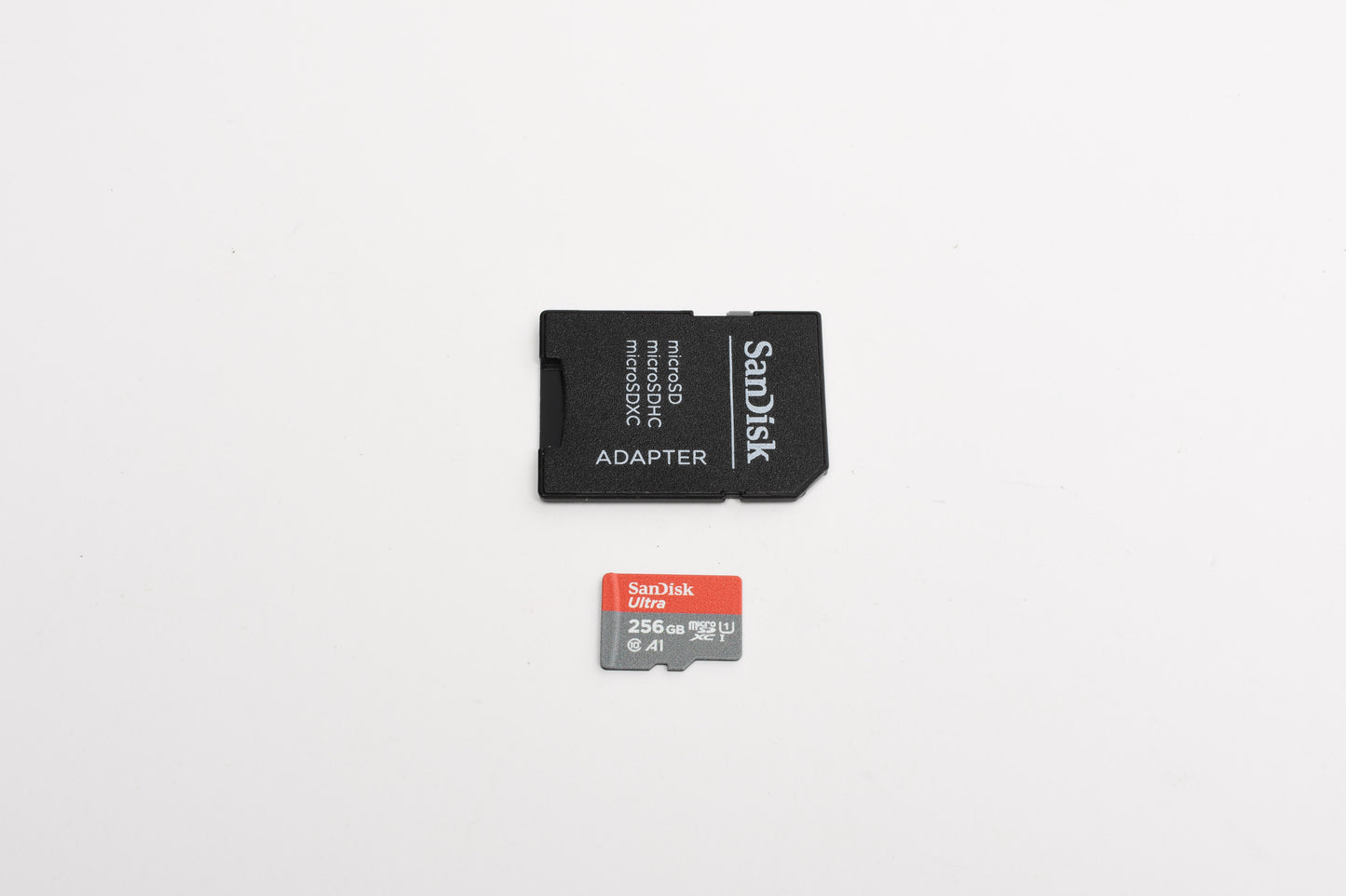 SanDisk Ultra 256GB Micro SD Card w/ Adapter & Jewel Case, Formatted