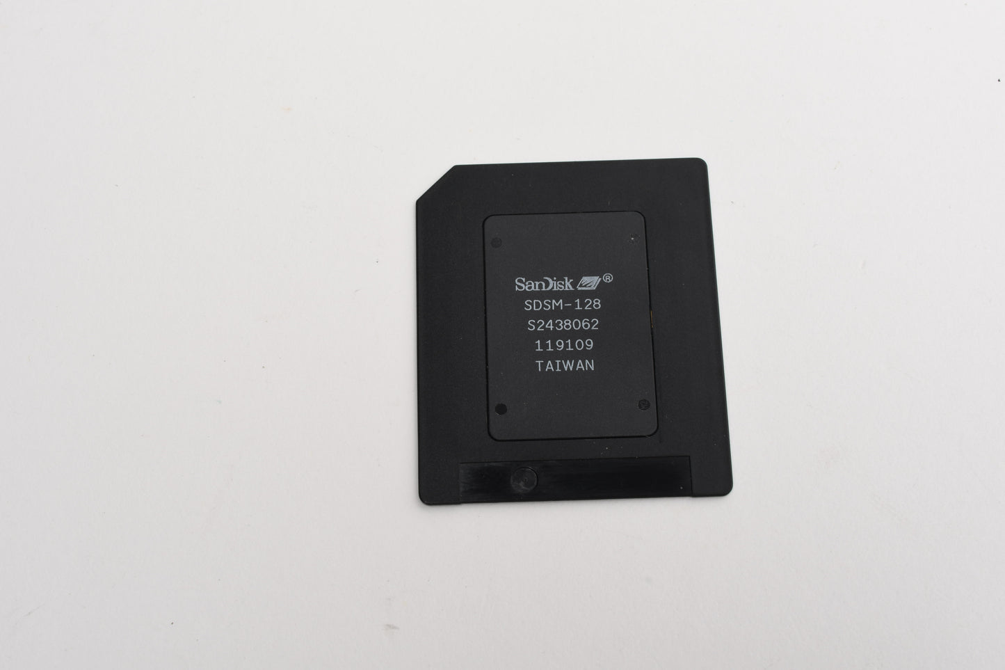 128MB SanDisk SmartMedia Card, Formatted, Clean