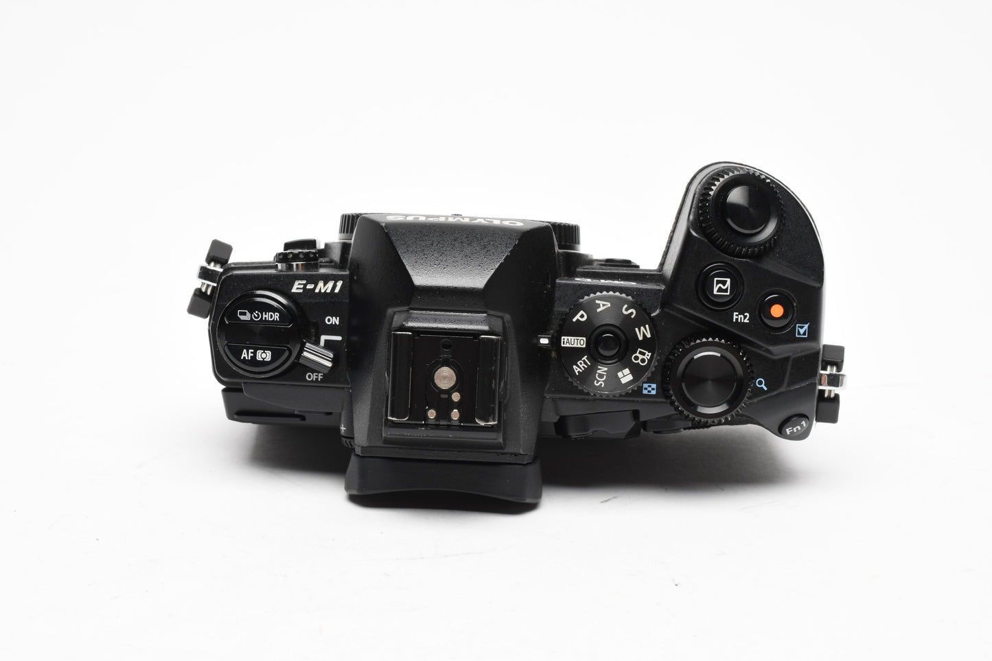 Olympus OM-D E-M1 Mirrorless Body w/ Batt, Charger, Strap, 13k Acts