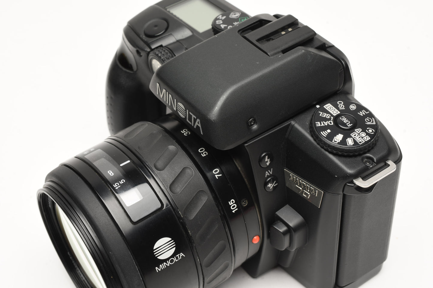 Minolta Maxxum 70 35mm SLR w/AF 35-105mm f3.5-4.5 compact zoom bundle, Great!