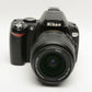 Nikon D40X body w/Nikkor 18-55mm f3.5-5.6 G II, batt, charger, Only 6505 acts!