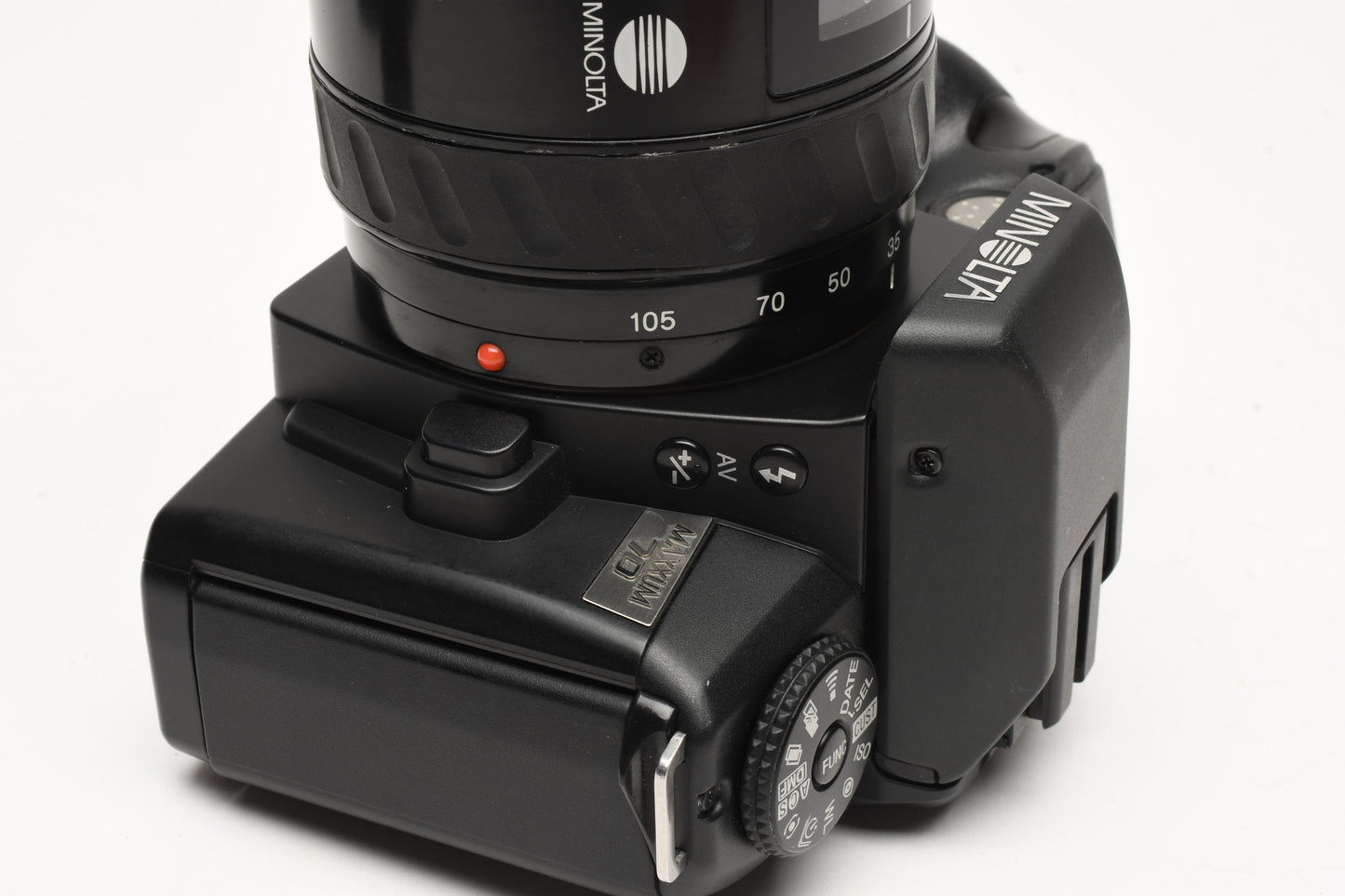 Minolta Maxxum 70 35mm SLR w/AF 35-105mm f3.5-4.5 compact zoom bundle, Great!