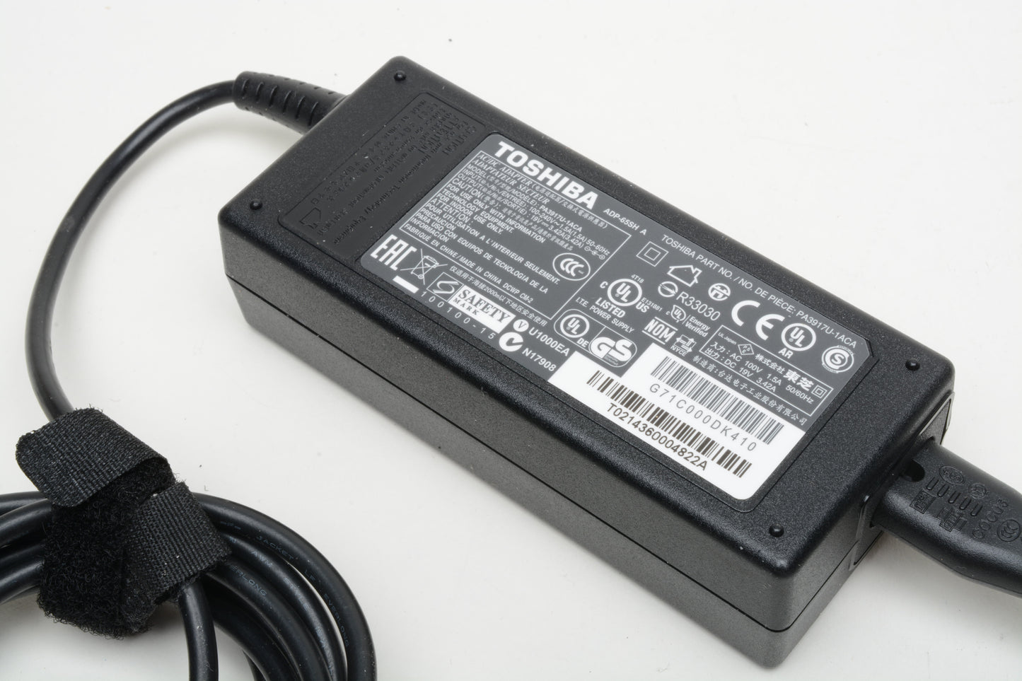 Toshiba ADP-65SH A Laptop Charger Part No. PA3917U-1ACA - Genuine