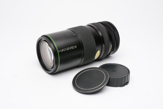 Hanimex 80-200mm F4.5 MC Tele Zoom Lens Canon FD Mount, Caps, Clean