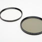 Agfaphoto set of 2 82mm filters:  UV and CPL