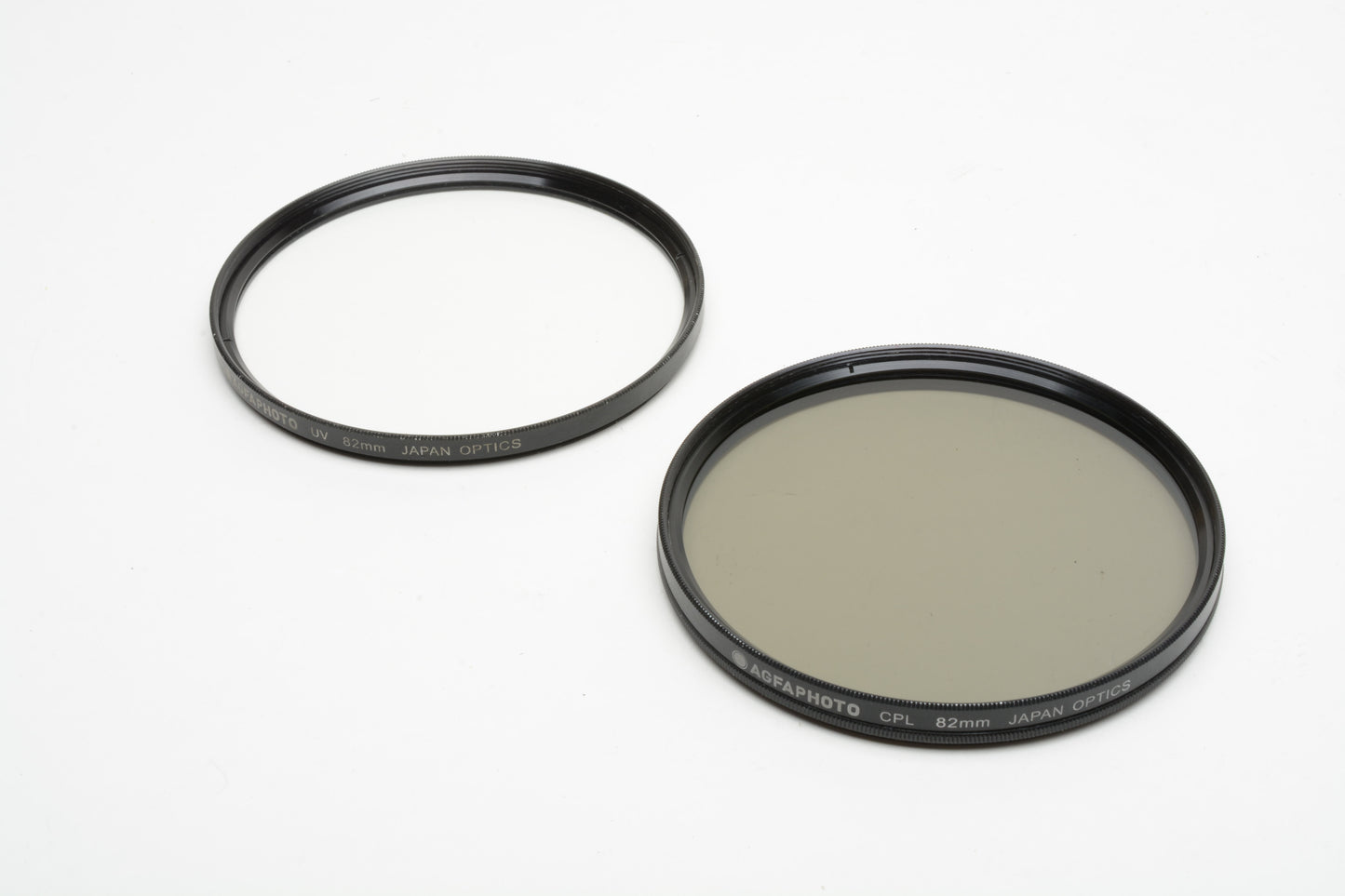 Agfaphoto set of 2 82mm filters:  UV and CPL