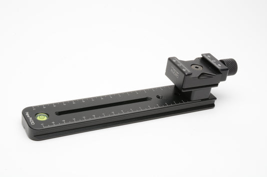 Hejnar photo 8.00 x 1/2 Inch Base Rail w/1.5 Inch Jaw Length Clamp Set
