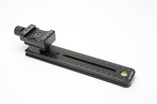 Hejnar photo 8.00 x 1/2 Inch Base Rail w/1.5 Inch Jaw Length Clamp Set