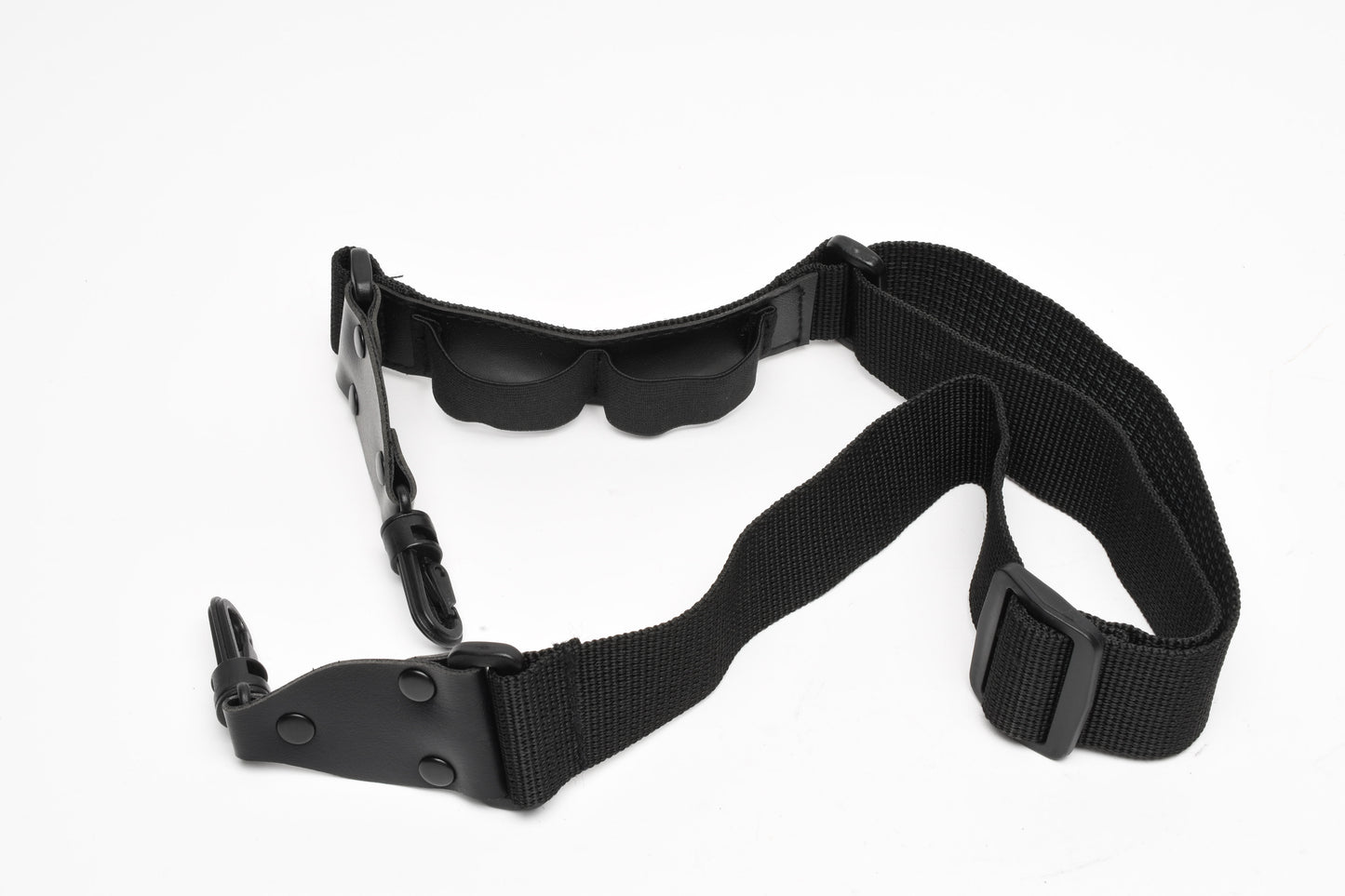 Nikon adjustable camera bag strap w/ film holders, 1.5" wide, mint-
