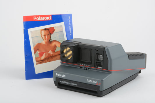 Polaroid Impulse AF Instant camera, strap, manual tested