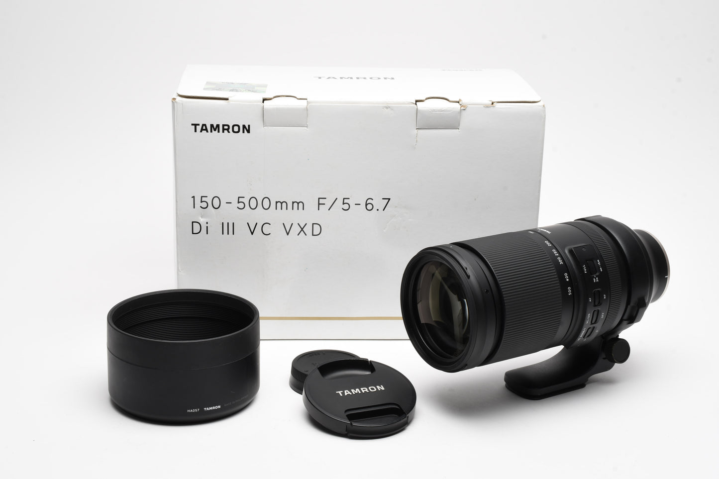 Tamron 150-500mm f5-6.7 Di III VC VXD Lens (Sony E Mount), Collar, USA