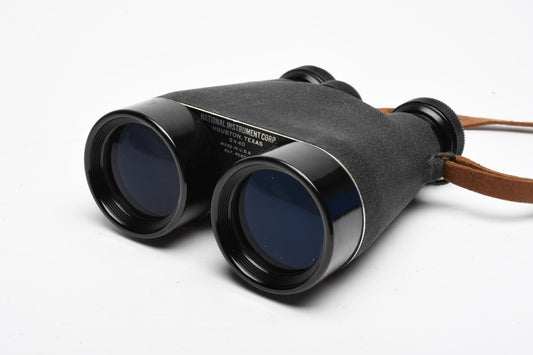 National Instrument Corp 5x40 Binoculars Houston Texas USA w/ Case