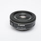 Canon EFS 24mm f2.8 STM lens, boxed, +CPL filter, Mint, USA Version