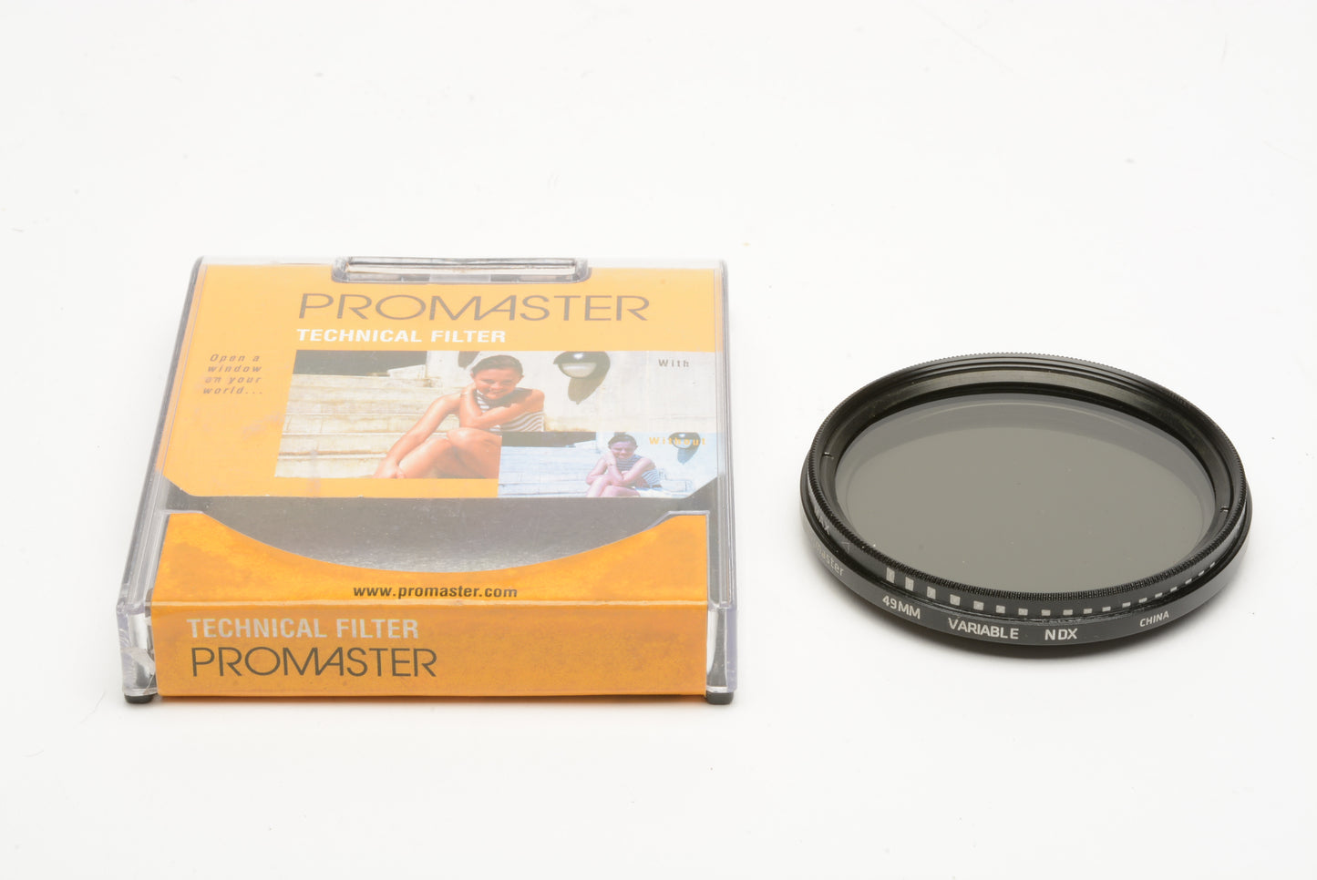 Promaster 49mm Technical Variable ND filter, Mint-
