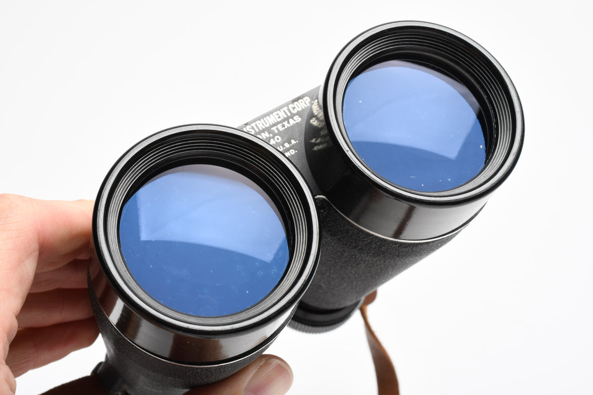 National Instrument Corp 5x40 Binoculars Houston Texas USA w/ Case