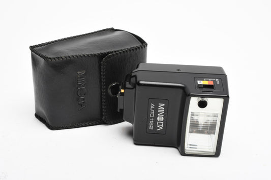 Minolta Auto 118X compact flash, very clean, tested, w/pouch