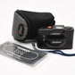 Olympus XA 35mm compact camera w/35mm f2.8 lens, strap, new seals, case
