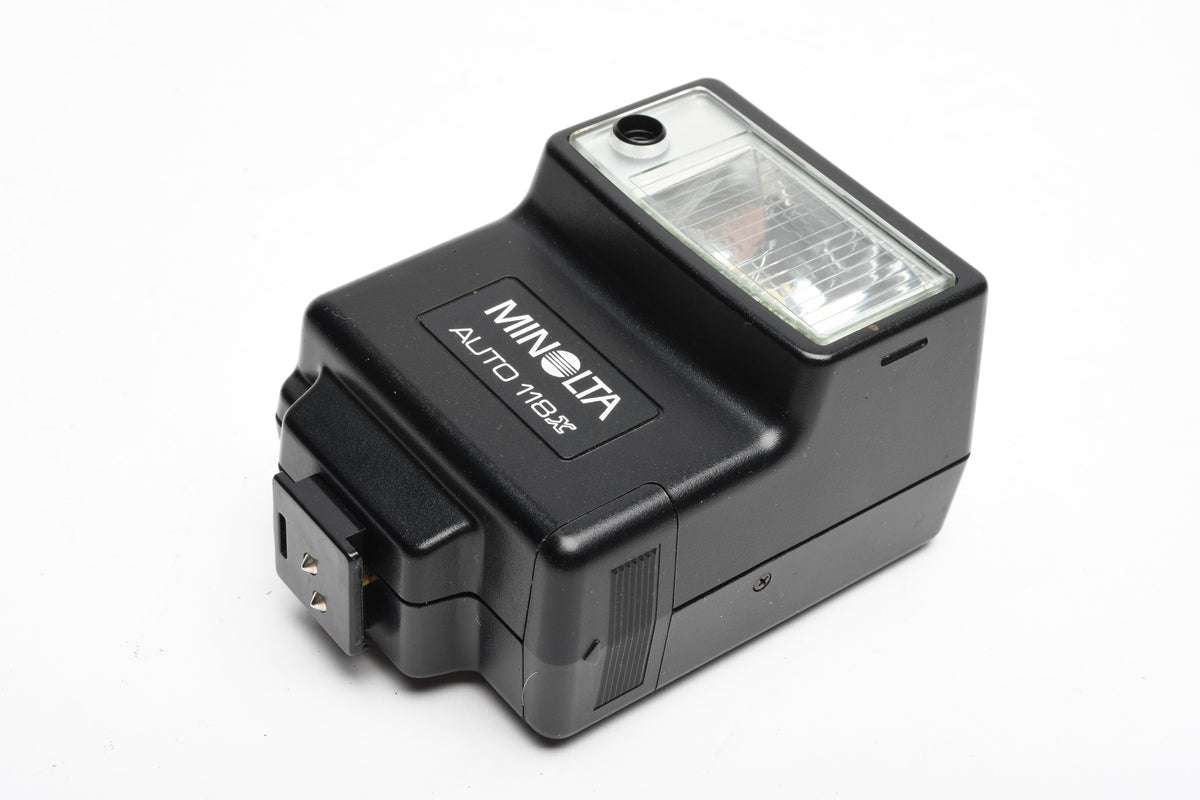 Minolta Auto 118X compact flash, very clean, tested, w/pouch