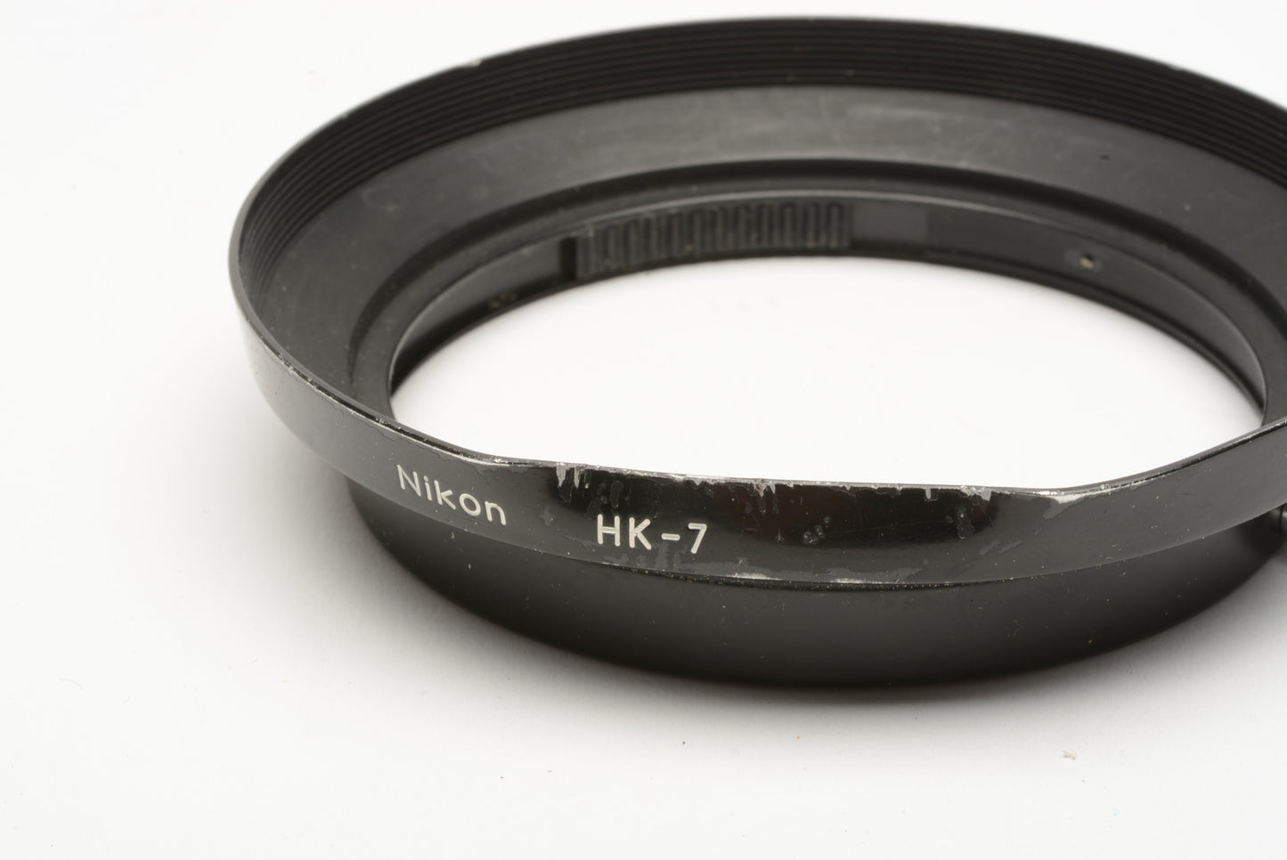 Nikon HK-7 metal slip-on lens hood *Read