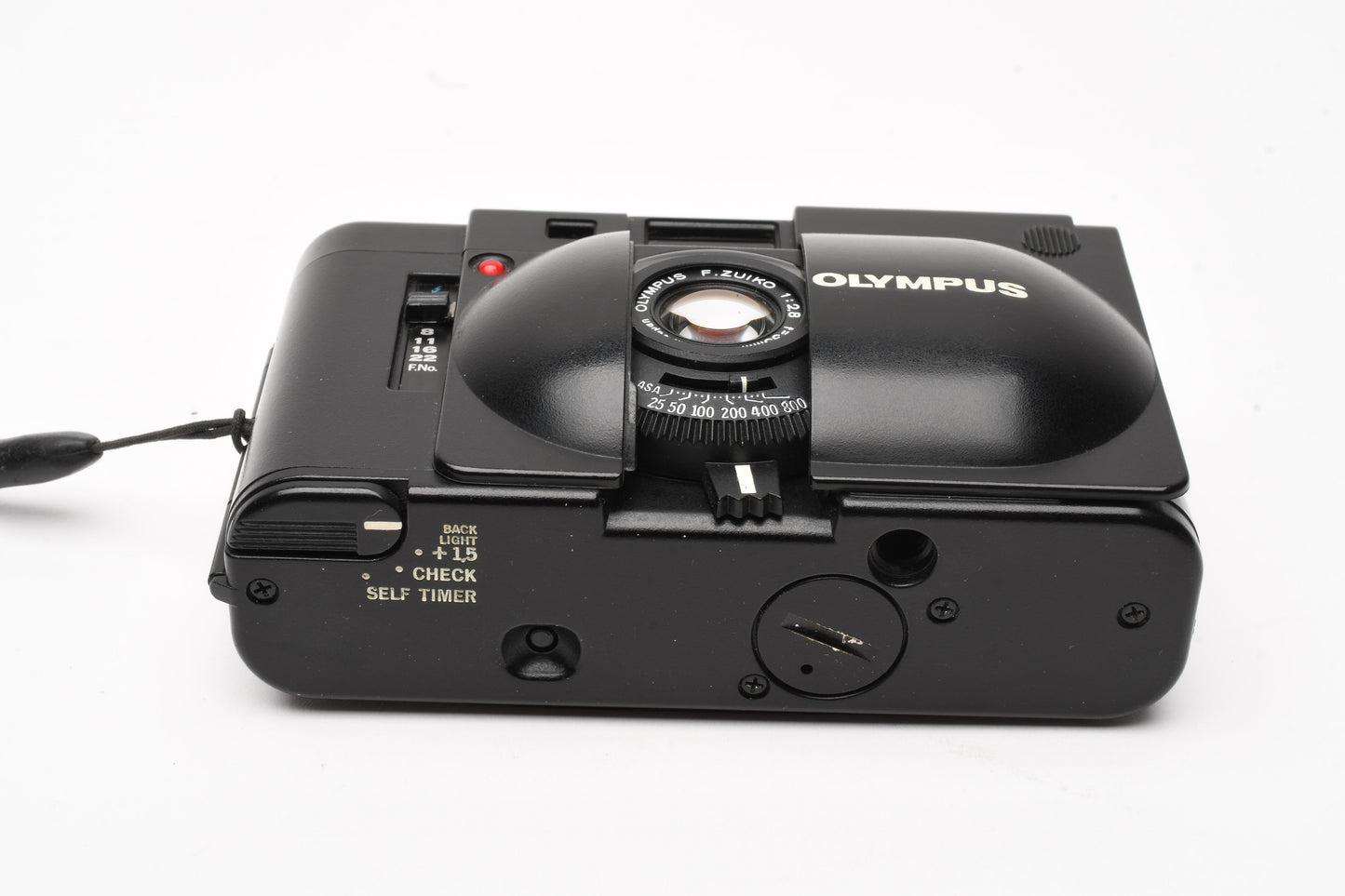 Olympus XA 35mm compact camera w/35mm f2.8 lens, strap, new seals, case