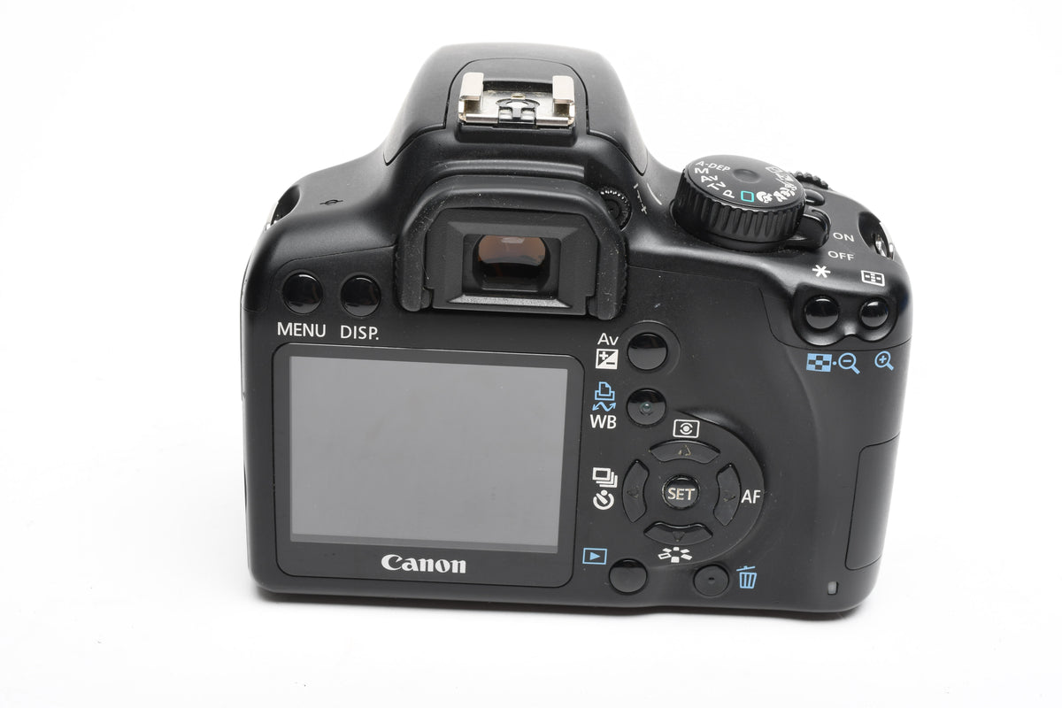 Canon EOS Rebel XS DSLR w/18-55mm f3.5-5.6 IS zoom, 2X batts+charger+manual++