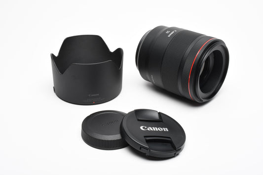 Canon RF 50mm f1.2L USM lens, Hood, Sharp! USA Version, Great!