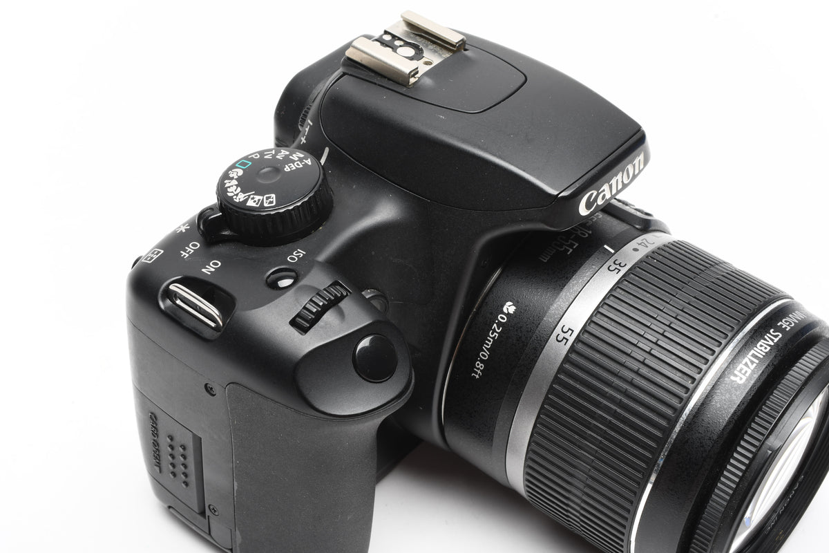 Canon EOS Rebel XS DSLR w/18-55mm f3.5-5.6 IS zoom, 2X batts+charger+manual++