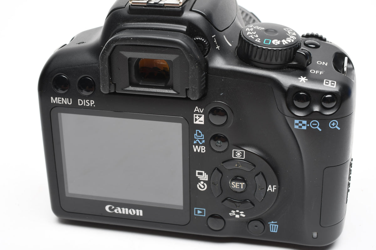 Canon EOS Rebel XS DSLR w/18-55mm f3.5-5.6 IS zoom, 2X batts+charger+manual++