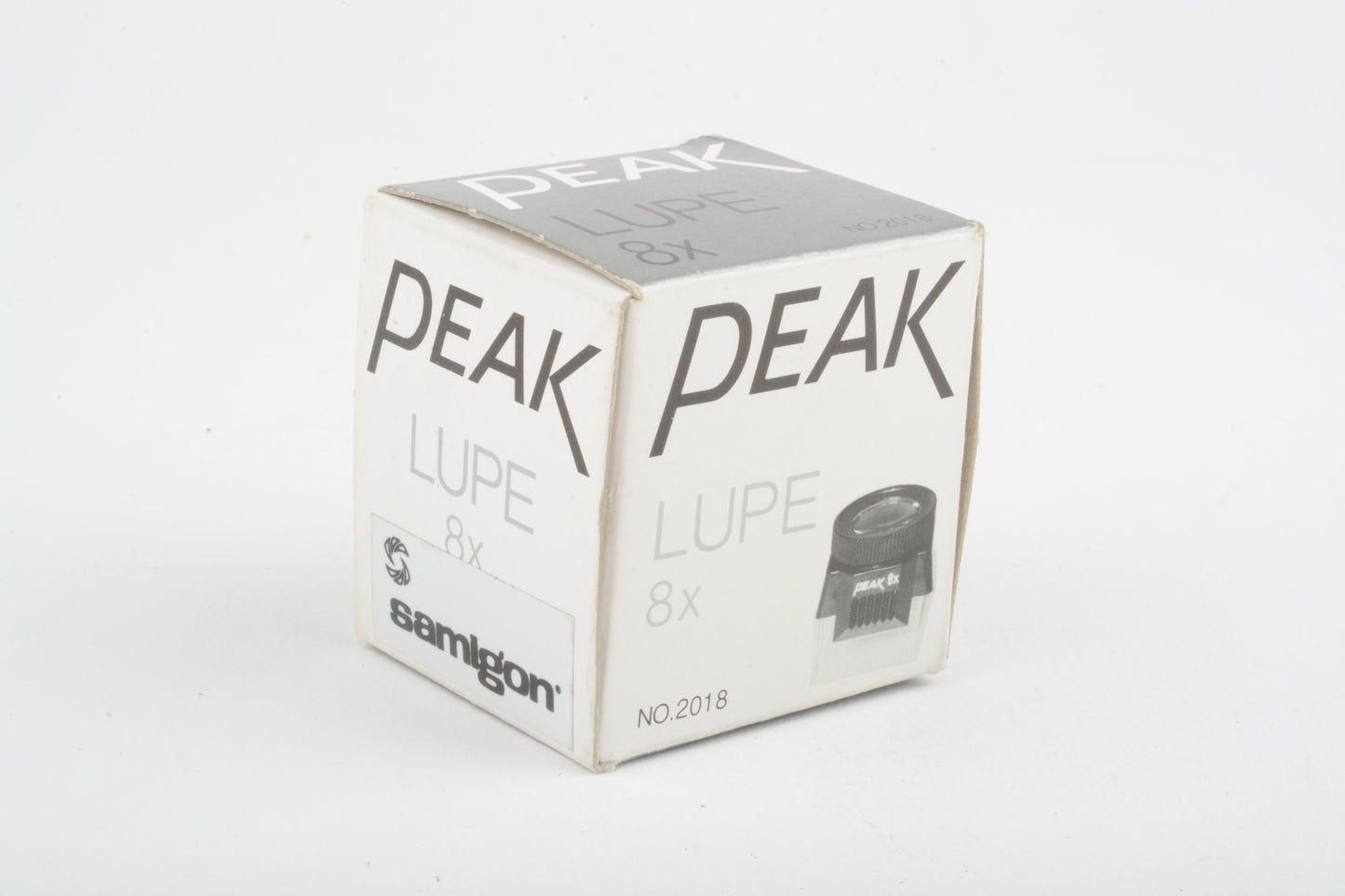 Peak 8X #2018 35mm loupe lupe, great for full frame 35mm viewing, Mint-, boxed