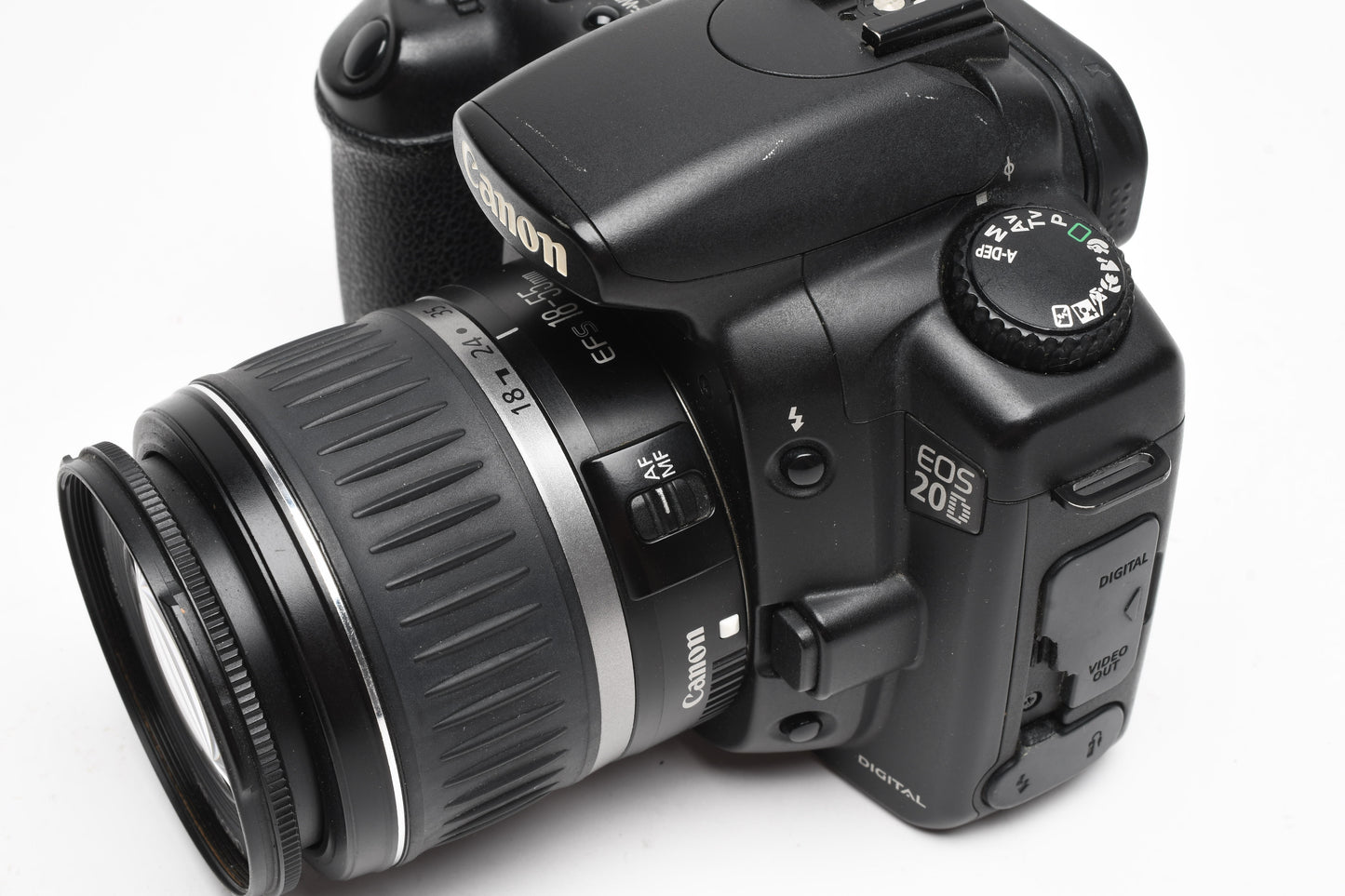 Canon EOS 20D DSLR w/18-55mm f/3.5-5.6 Lens, Batt., charger, strap, UV++