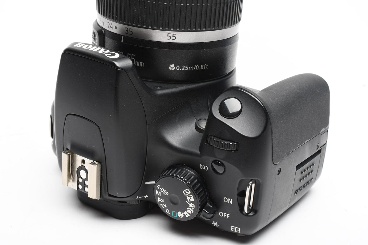 Canon EOS Rebel XS DSLR w/18-55mm f3.5-5.6 IS zoom, 2X batts+charger+manual++