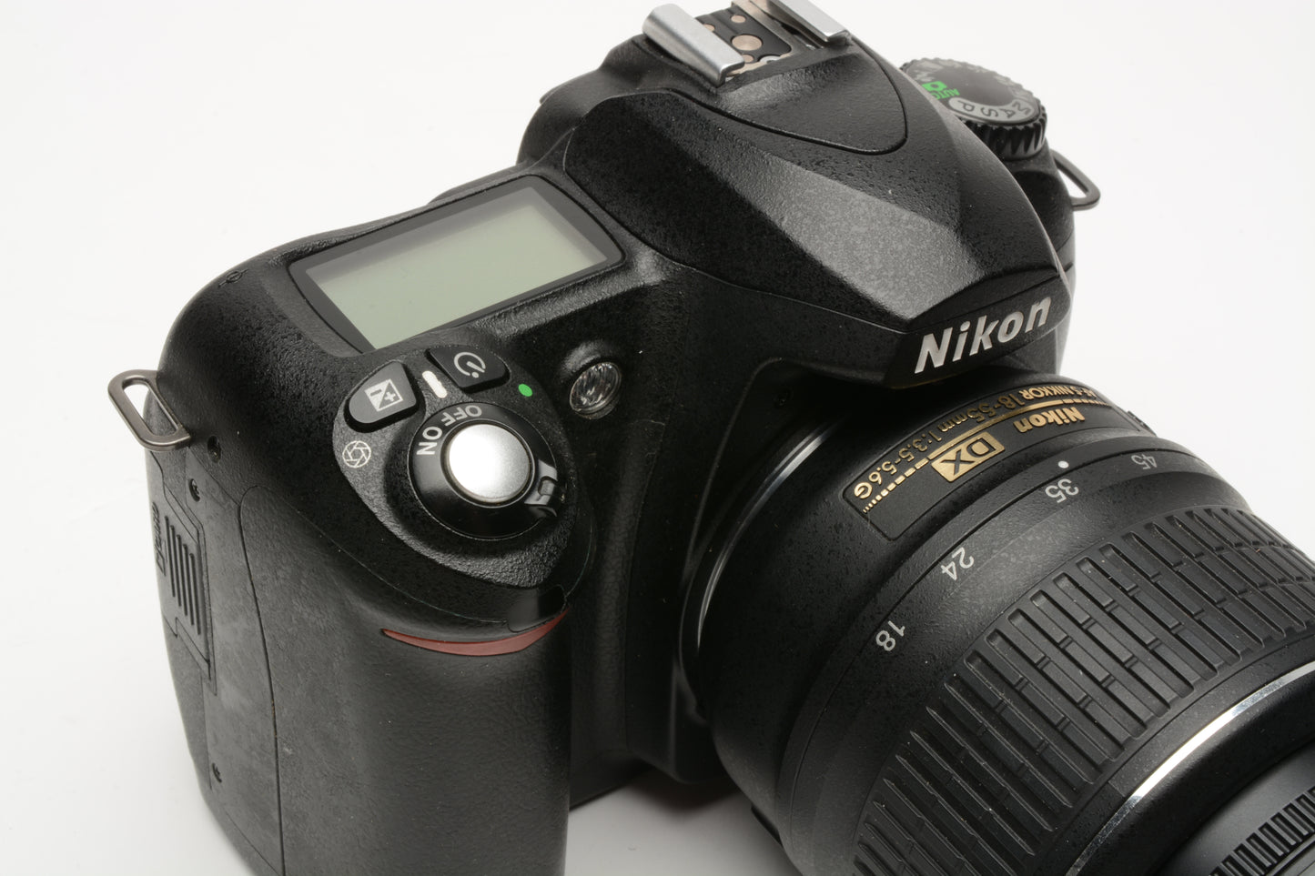Nikon D50 DSLR body w/18-55mm f3.5-5.6G VR, batt, charger, USB, SD, 13K Acts