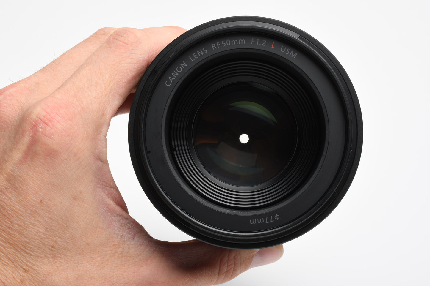 Canon RF 50mm f1.2L USM lens, Hood, Sharp! USA Version, Great!