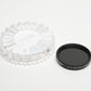 Tiffen 37mm ND .9 Neutral Density filter, very clean