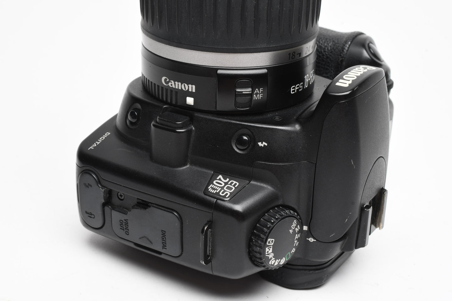 Canon EOS 20D DSLR w/18-55mm f/3.5-5.6 Lens, Batt., charger, strap, UV++