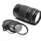Canon EF 75-300mm f4-5.6 III Telephoto zoom, caps + UV, Kepper