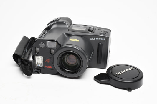 Olympus Infinity Super Zoom 300 AF 35mm Point&Shoot Camera, Tested, Clean