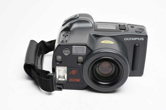 Olympus Infinity Super Zoom 300 AF 35mm Point&Shoot Camera, Tested, Clean