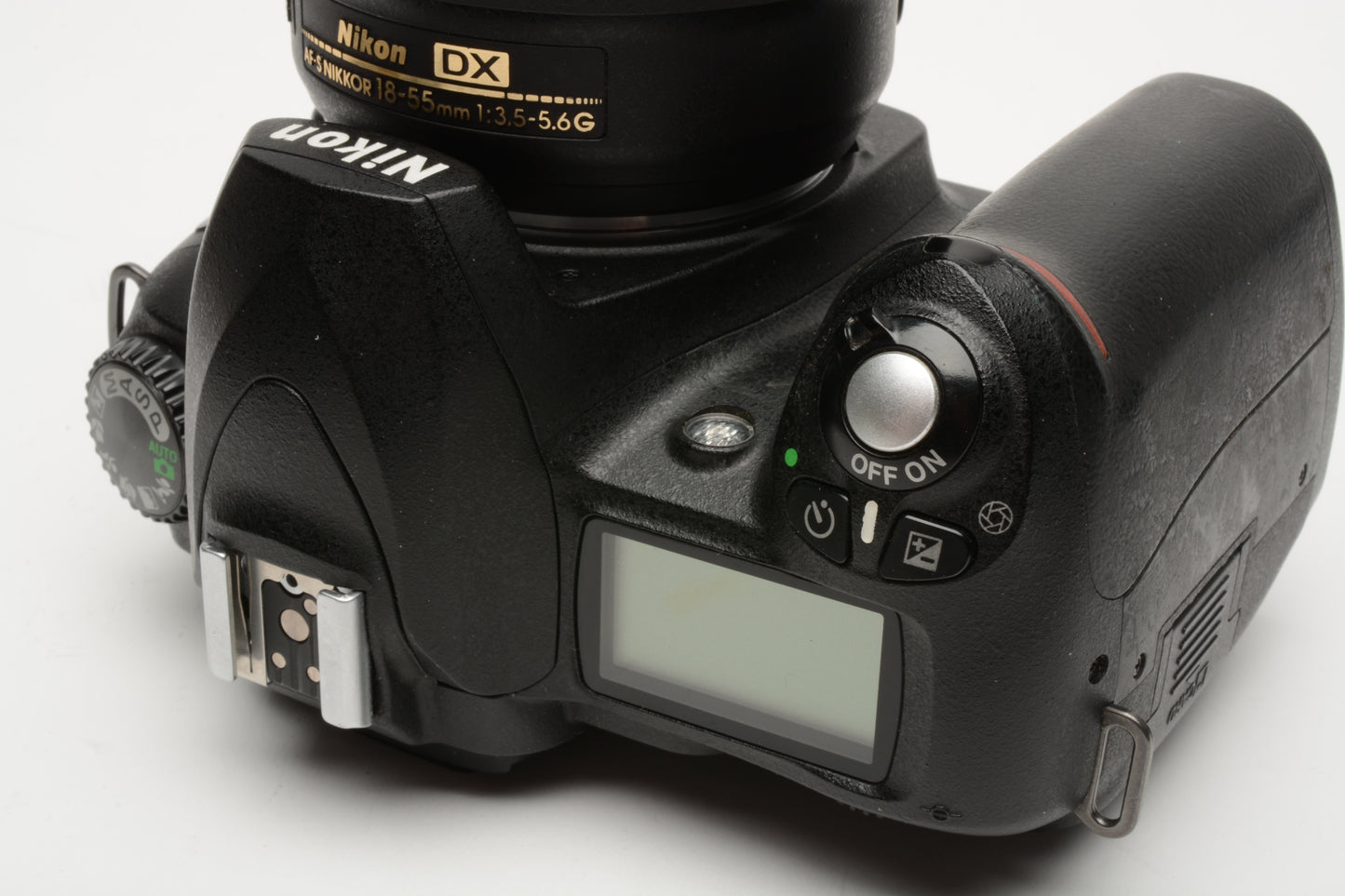 Nikon D50 DSLR body w/18-55mm f3.5-5.6G VR, batt, charger, USB, SD, 13K Acts