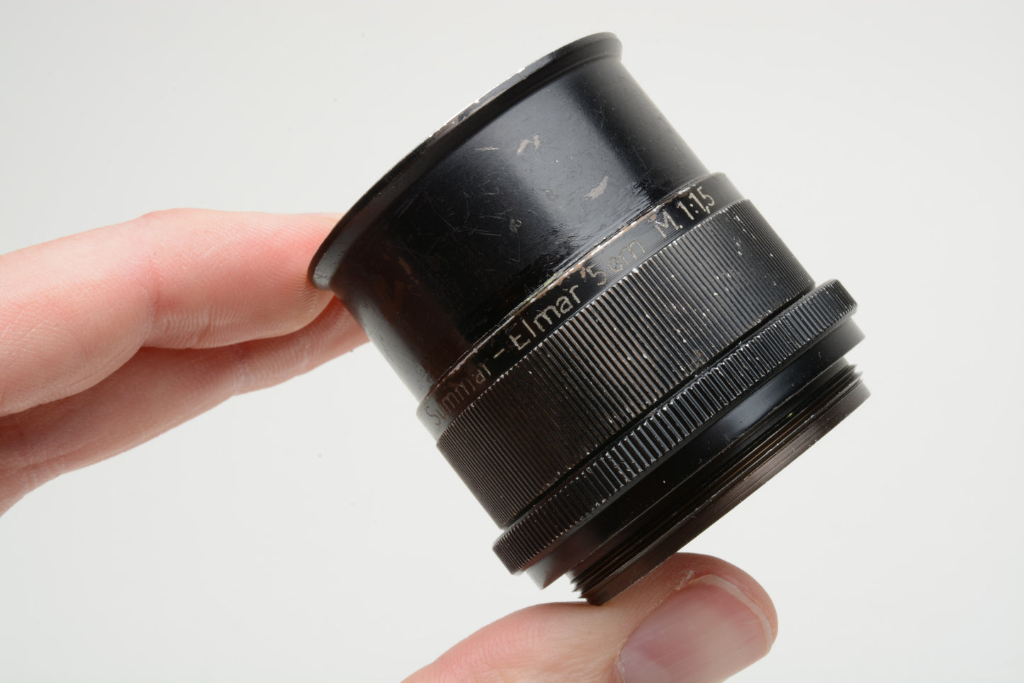 Leica Leitz screw mount adapter Elmar 5cm M1:1,5 (Black)