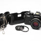 Nikon FM2 N Black 35mm SLR Body w/Nikon 50mm f1.8 Series E AI lens, new seals