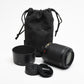 Nikon AF-S Nikkor 55-200mm F4-5.6G ED DX VR zoom lens, caps, hood, pouch, Mint-