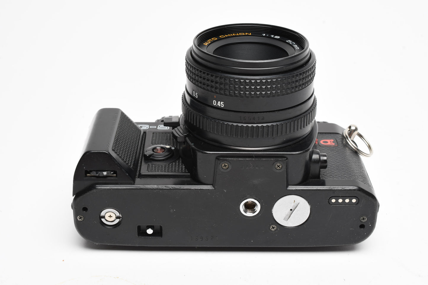 Chinon CG-5 35mm SLR w/50mm f1.9, Sky, strap, UV, + S-250 Flash, Great! Tested