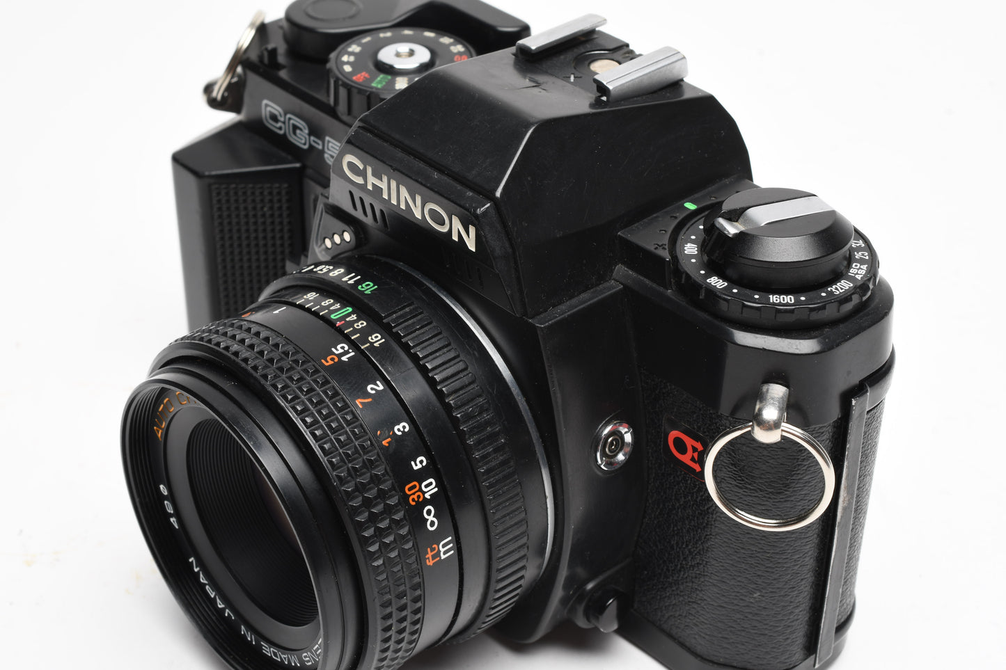 Chinon CG-5 35mm SLR w/50mm f1.9, Sky, strap, UV, + S-250 Flash, Great! Tested